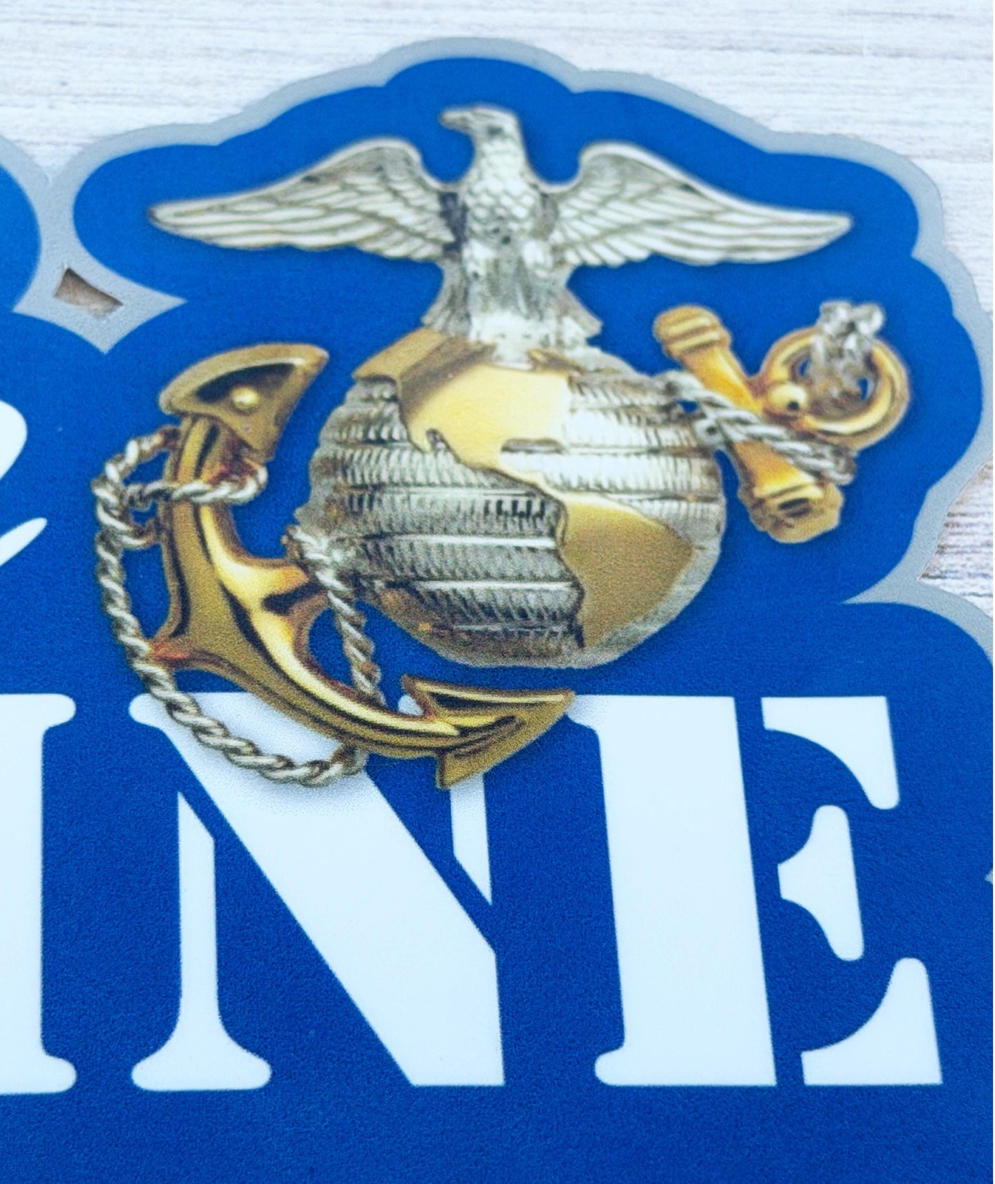 Female Marine Vinyl Sticker: USMC Veteran Decal