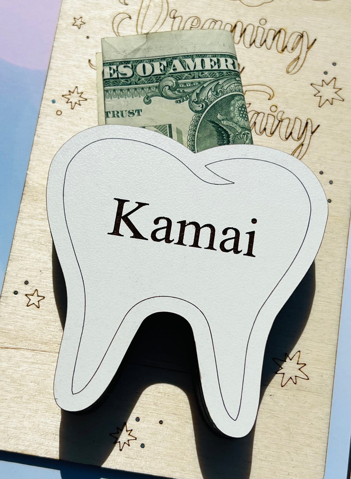 Tooth Fairy Door Hanger | Tooth Fairy Door Hanger With Money Holder | Personalized Tooth Fairy box | Tooth Fairy pouch | tooth fairy