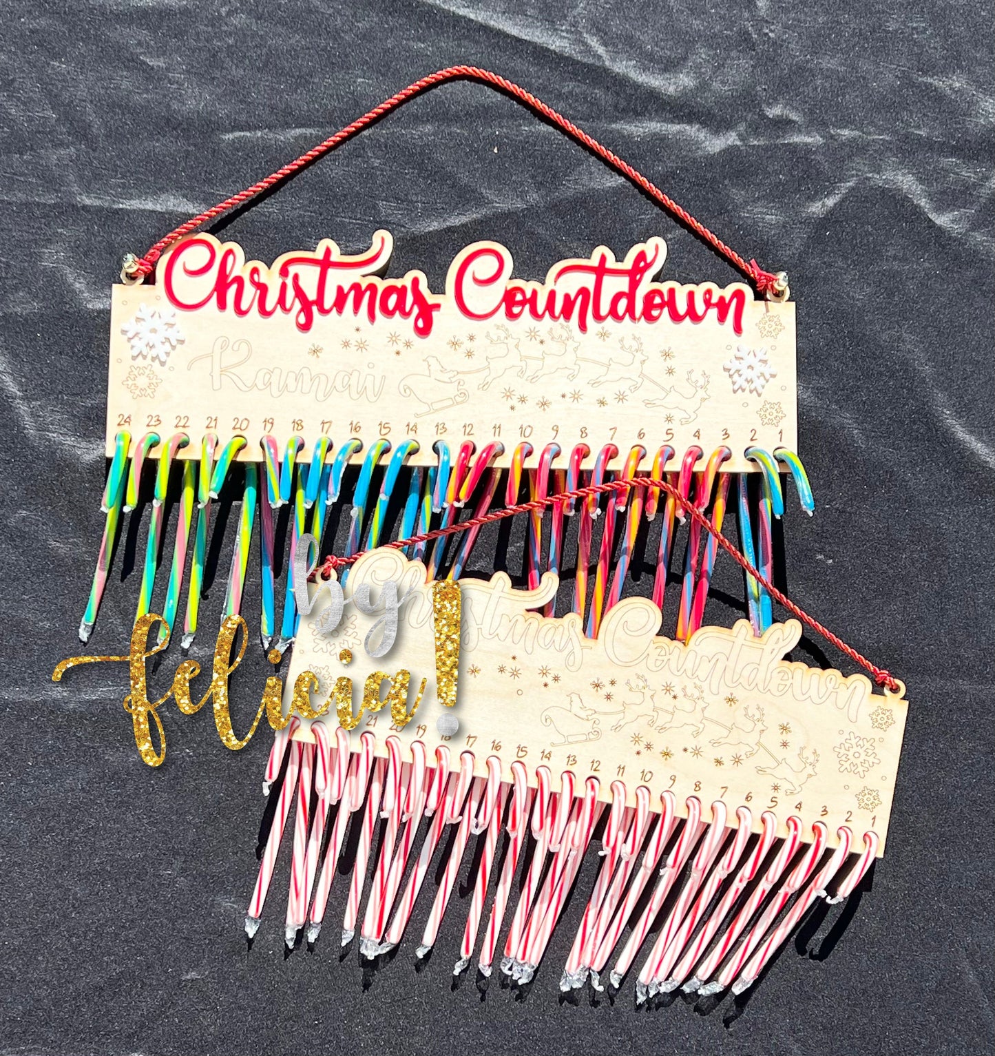Candy Cane Christmas Countdown | Advent Calendar | Advent Calendar for Kids | Christmas Countdown Calendar | Christmas Countdown Candy Cane