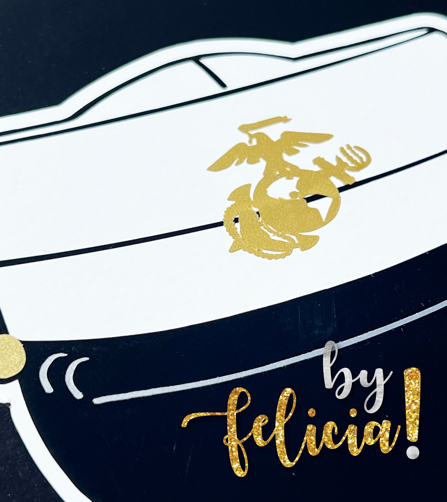 Marine Corps Decal | USMC Decal | Women Marines | Marine Corps Gifts | Female Marine Bucket Cover | USMC License #286-23
