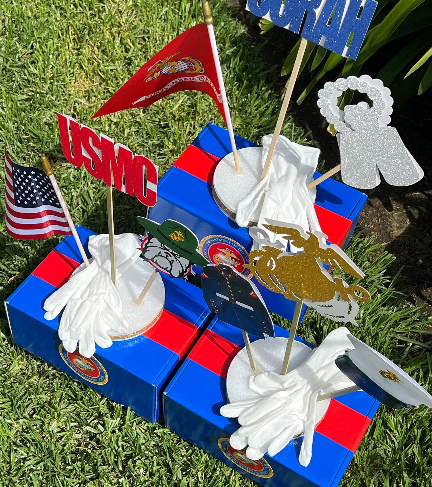 Marines Party Decorations | Marine Corps Party supplies | Marine Corps Ball | USMC Party decorations | | USMC License #286-23