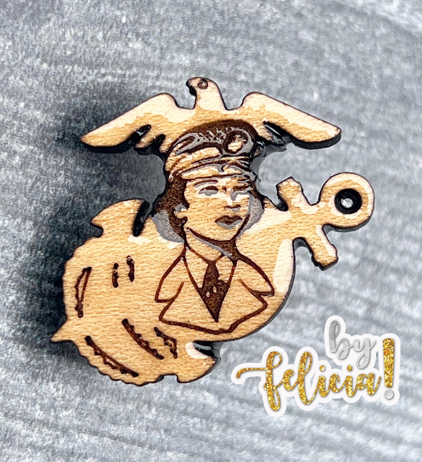 Marine Corps pin, Marines Pin, Female Marine pin, Female Veteran, Women veteran pin, Marine retirement gift, Marine Corps gifts, USMC pin