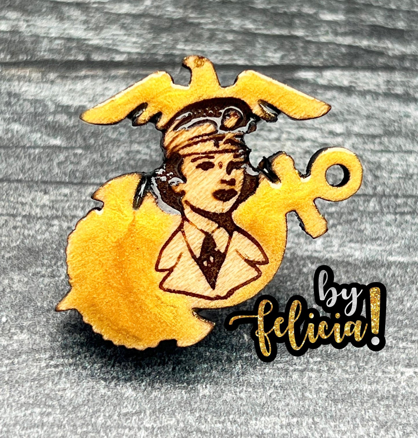 Marine Corps pin, Marines Pin, Female Marine pin, Female Veteran, Women veteran pin, Marine retirement gift, Marine Corps gifts, USMC pin