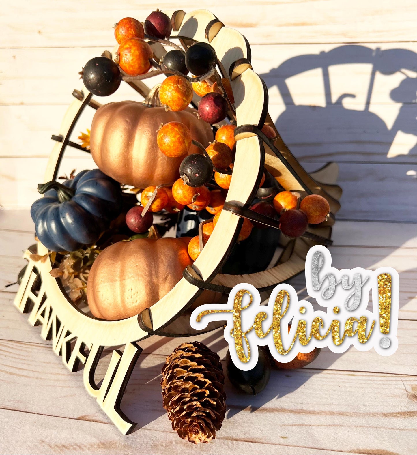 Thanksgiving Cornucopia décor, Thanksgiving Décor, Thanksgiving centerpiece, Thanksgiving table décor, Cornucopia Basket, Thankful Décor