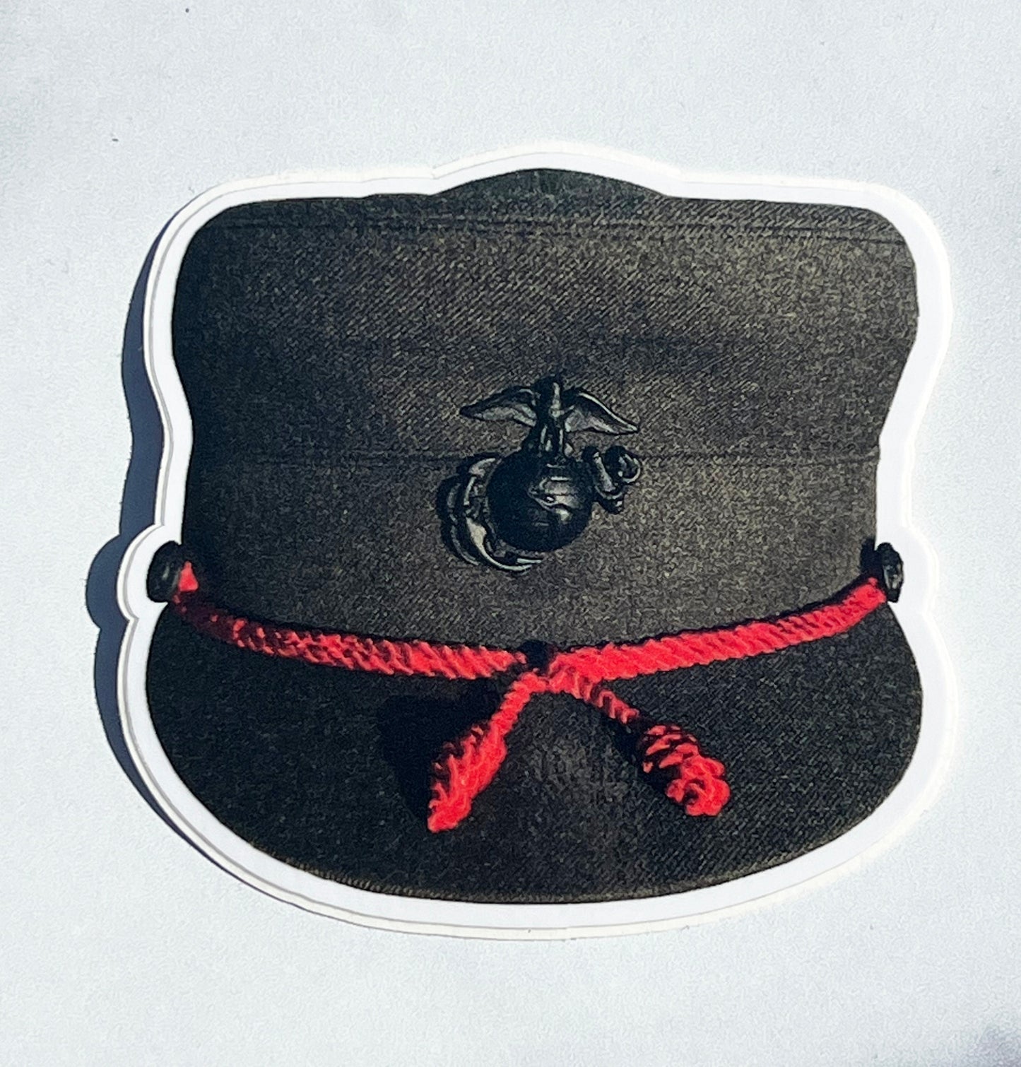 Woman Marine Bucket Cover, USMC Sticker, Women Marine Veteran, Military Stickers, USMC License #286-23