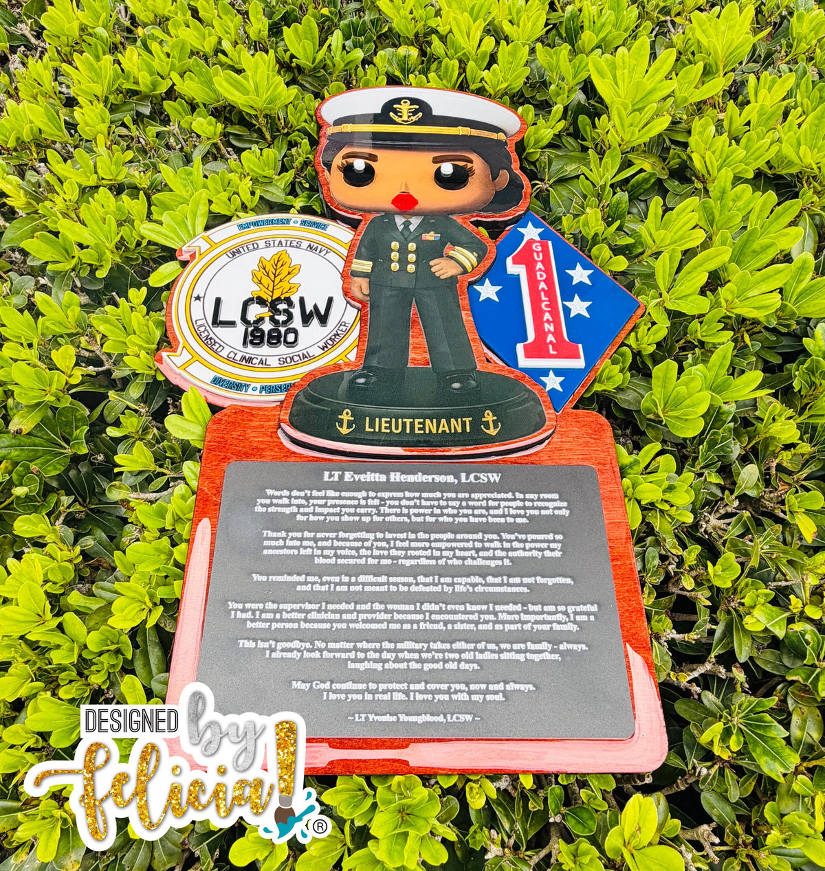 Custom Plaque Order