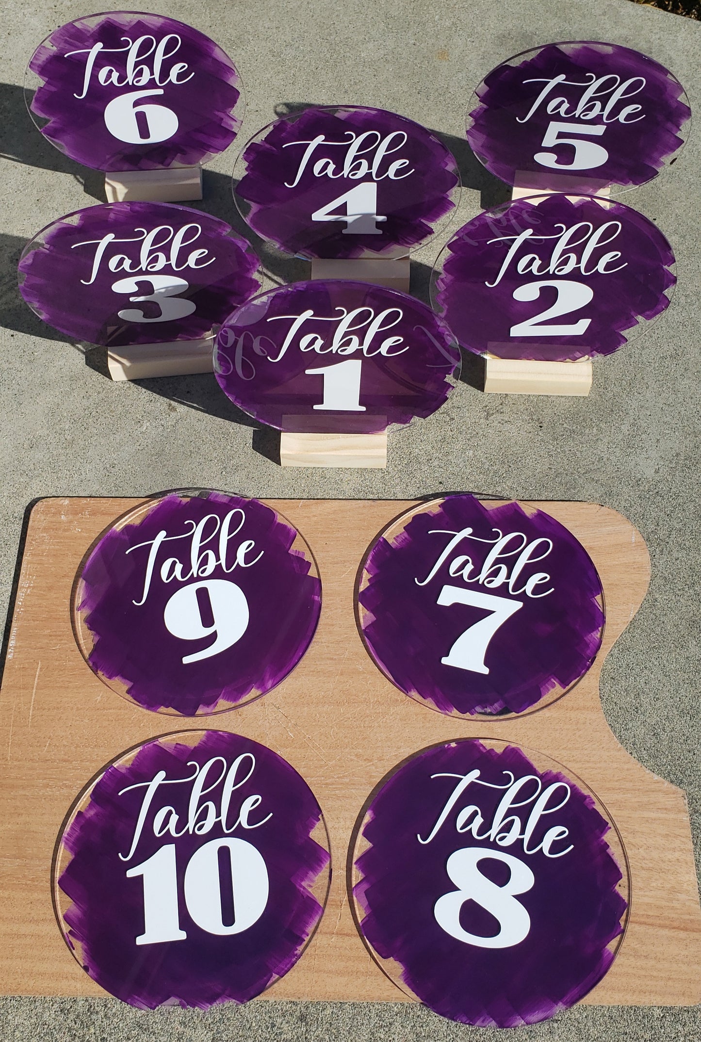 Wedding Table Numbers - One-of-a-Kind Table Numbers