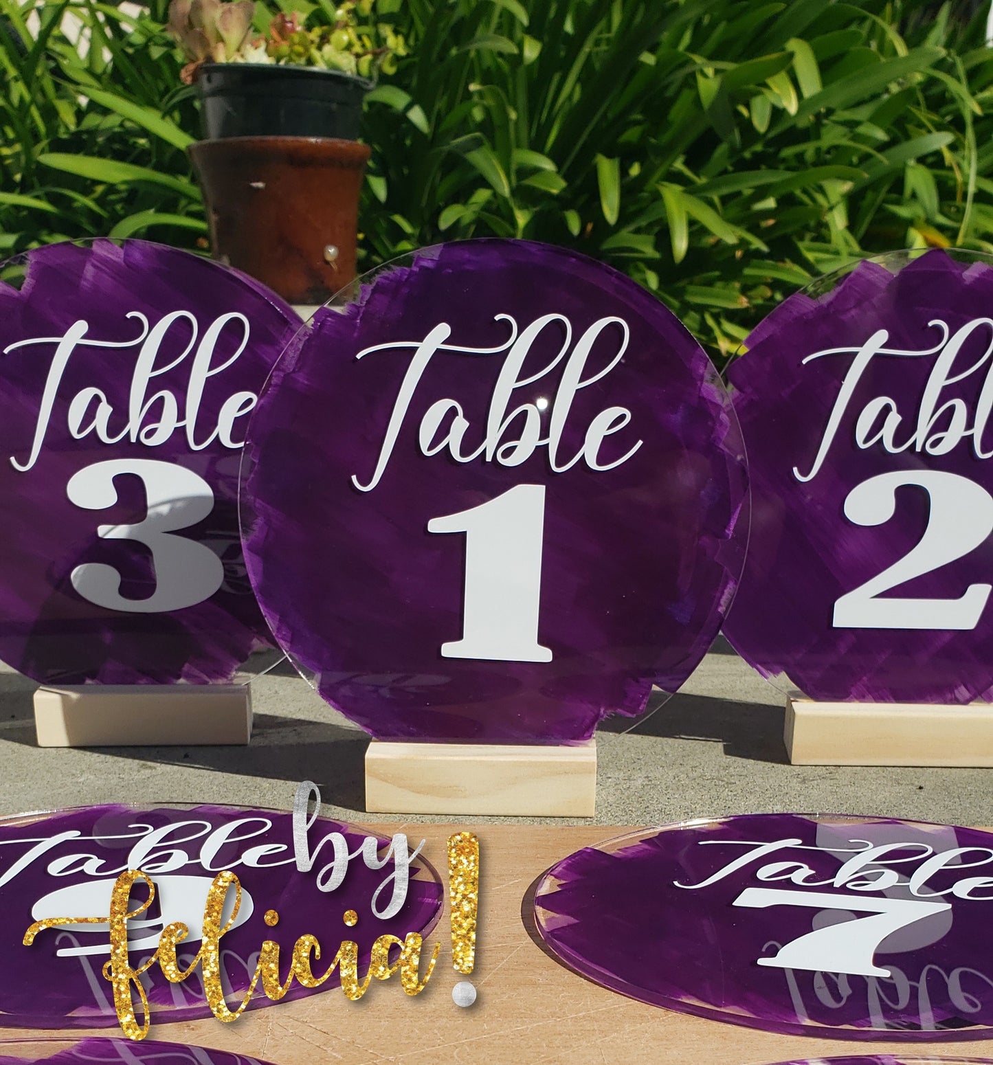 Wedding Table Numbers - One-of-a-Kind Table Numbers