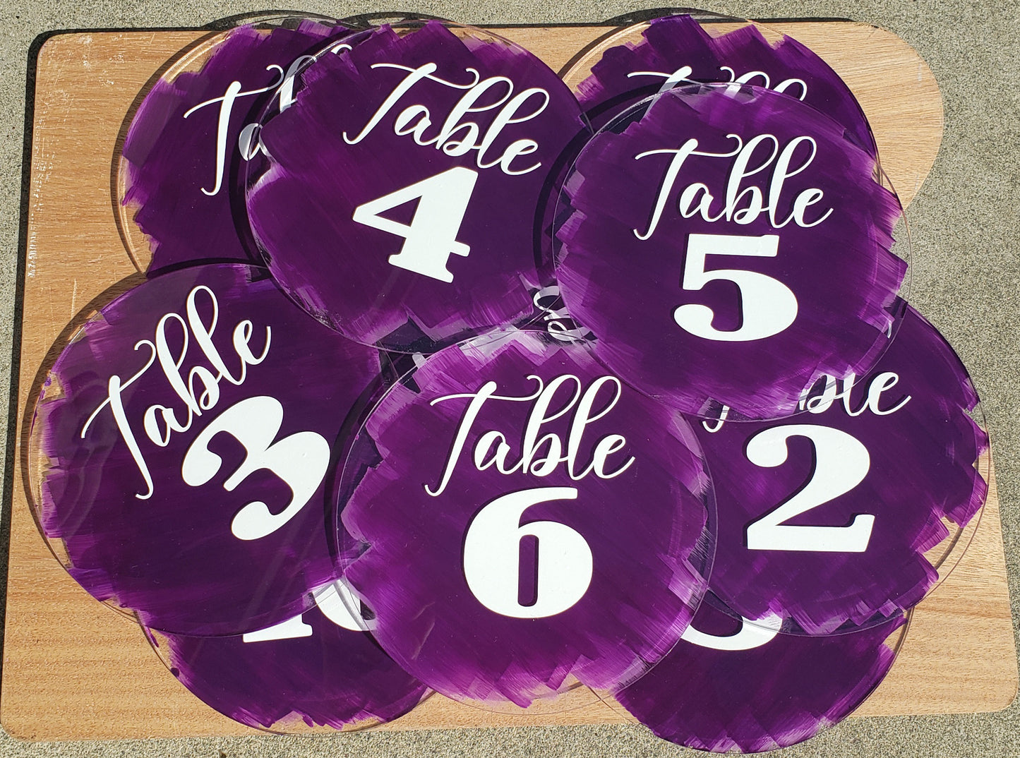 Wedding Table Numbers - One-of-a-Kind Table Numbers