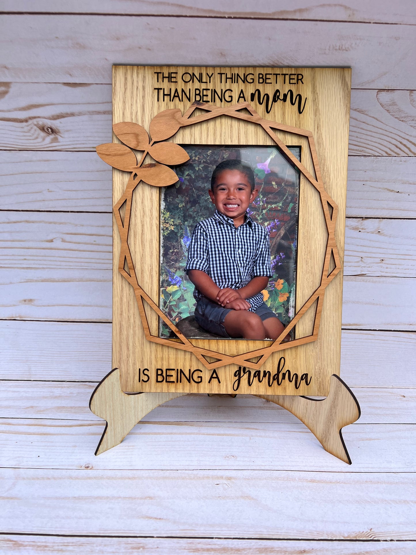 Custom Photo Frame, Custom photo gifts, Grandma photo frame, Gifts for Grandma, Gifts from Grandkids, Personalized Custom Engraved frame