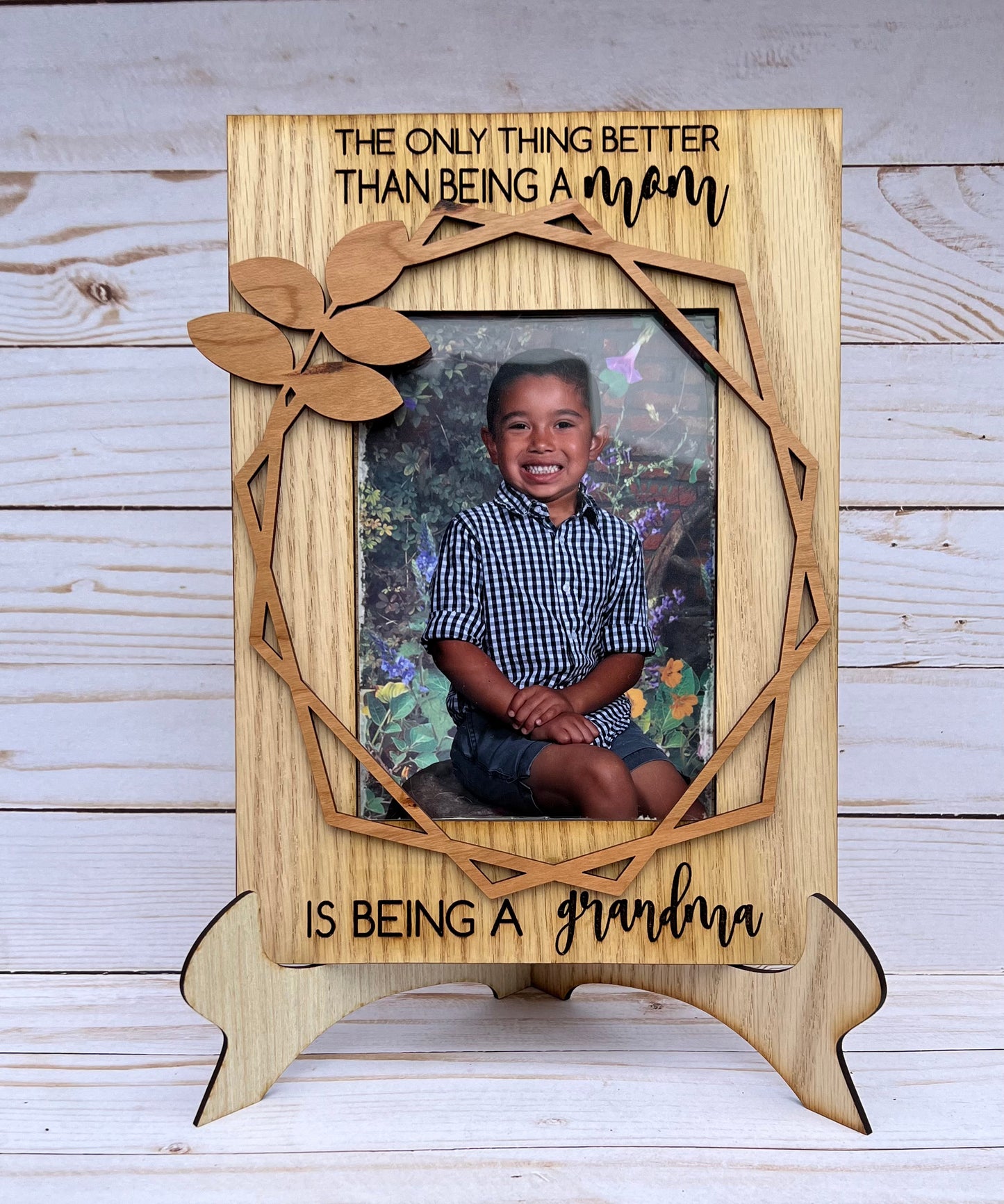 Custom Photo Frame, Custom photo gifts, Grandma photo frame, Gifts for Grandma, Gifts from Grandkids, Personalized Custom Engraved frame