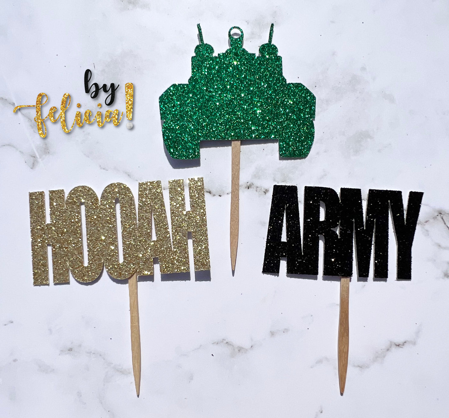 Army Cupcake Topper | Army Cake Topper | Army Party Decoration | Army Going Away Party | Army Party Supplies | Army Decorations for Party