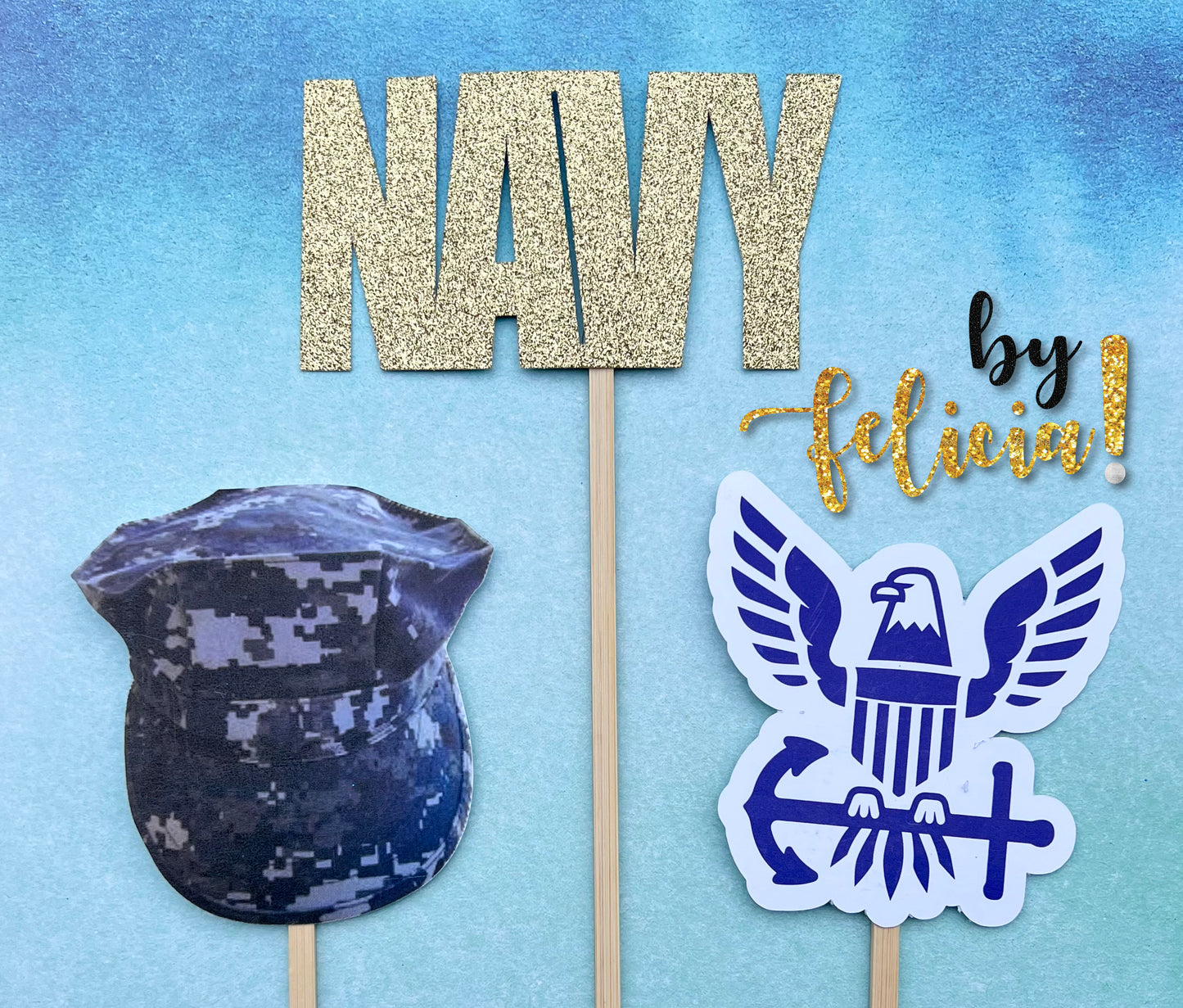 Navy Party Decorations, Navy Boot Camp Graduation,  Navy Centerpiece, Navy Party, Navy Graduation, Navy Party Decor