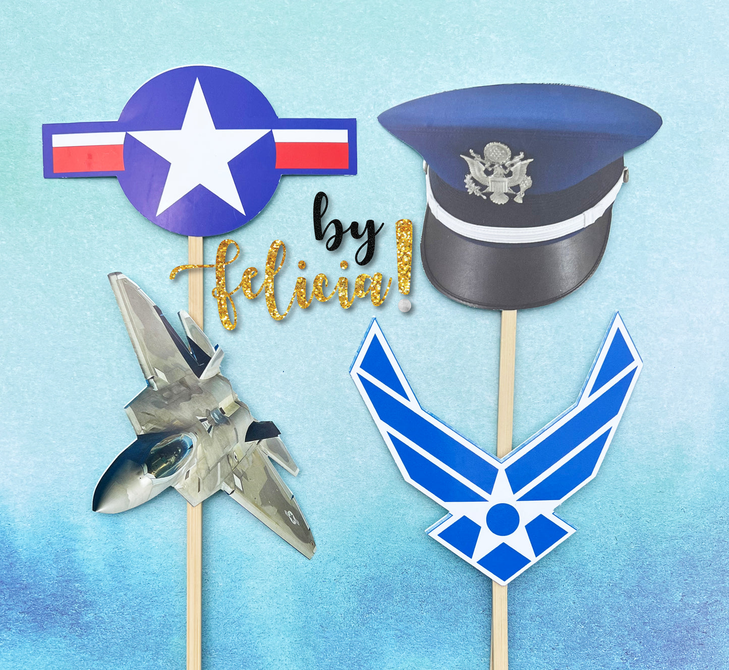 Air Force Party Decorations, Air Force Party,  Air Force Centerpiece, Air Force Boot Camp bound, Air Force Graduation Party