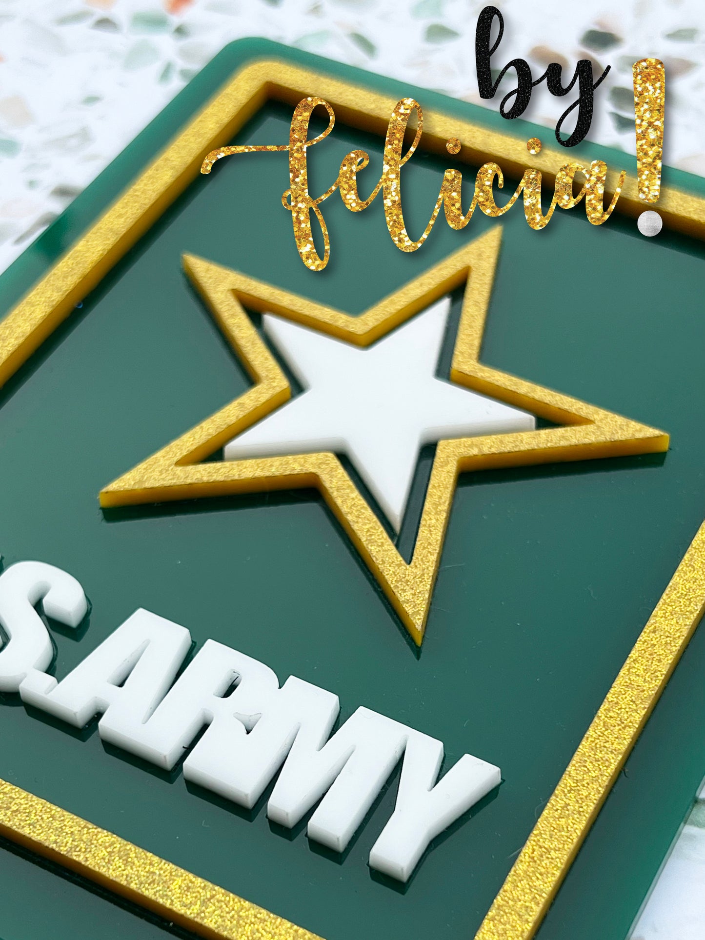 Army Cake Topper, Army cupcake topper, Army party decoration, Army going away party, Army centerpiece, Army graduation, Army party favor