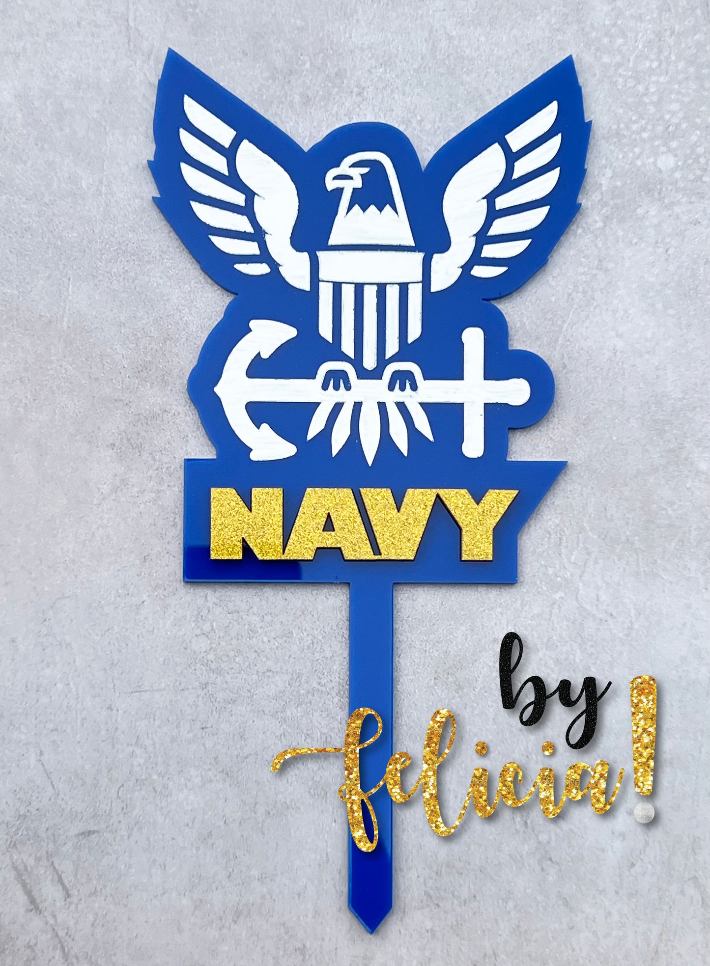 Navy cake topper, US Navy cake topper, Navy party supplies, Navy Party decorations, Navy party ideas, US Navy party decorations