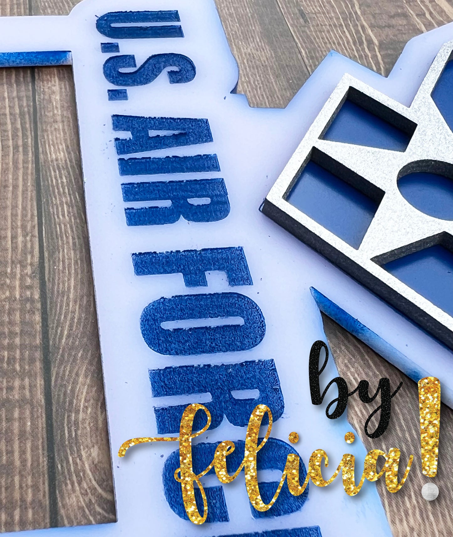 Air Force Cake Topper | USAF Cake Topper | Air Force Cupcake Topper | Air Force Party | Air Force graduation | Air Force going away party