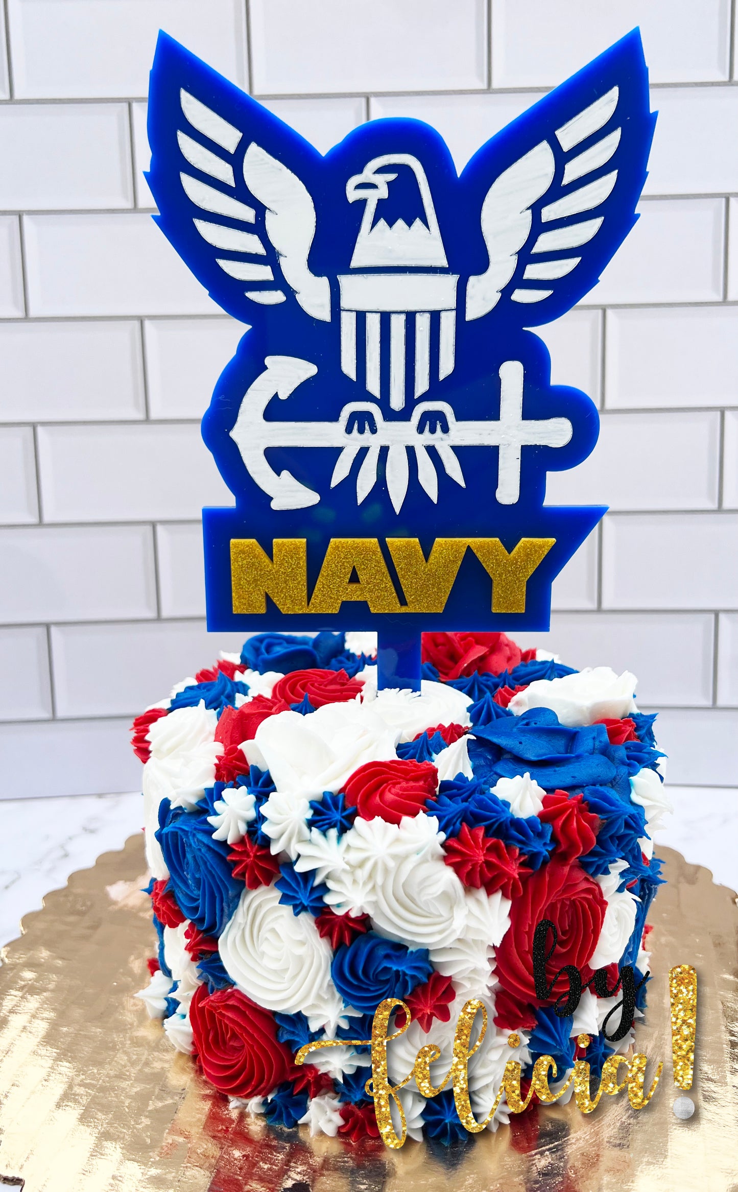 Navy cake topper, US Navy cake topper, Navy party supplies, Navy Party decorations, Navy party ideas, US Navy party decorations