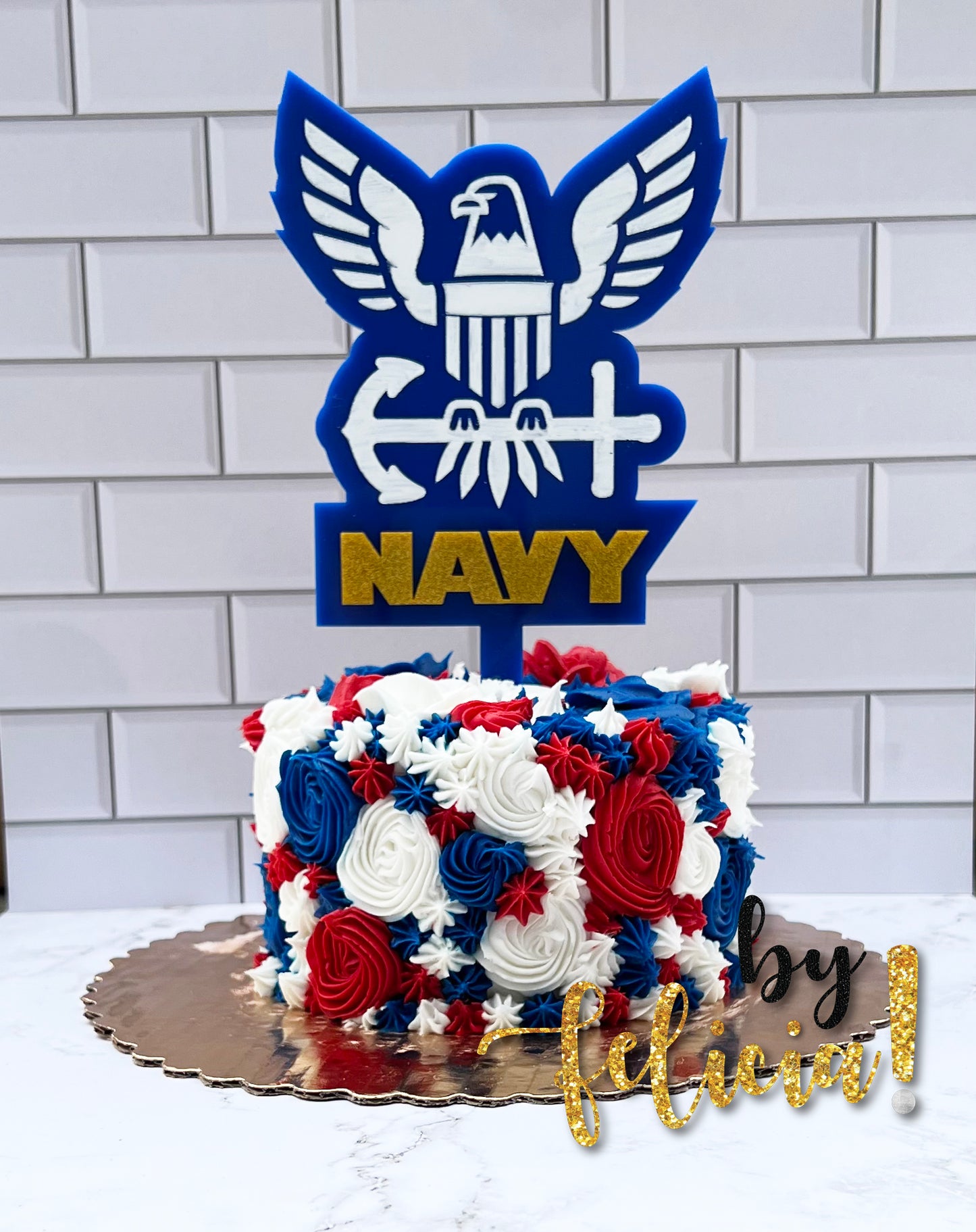 Navy cake topper, US Navy cake topper, Navy party supplies, Navy Party decorations, Navy party ideas, US Navy party decorations