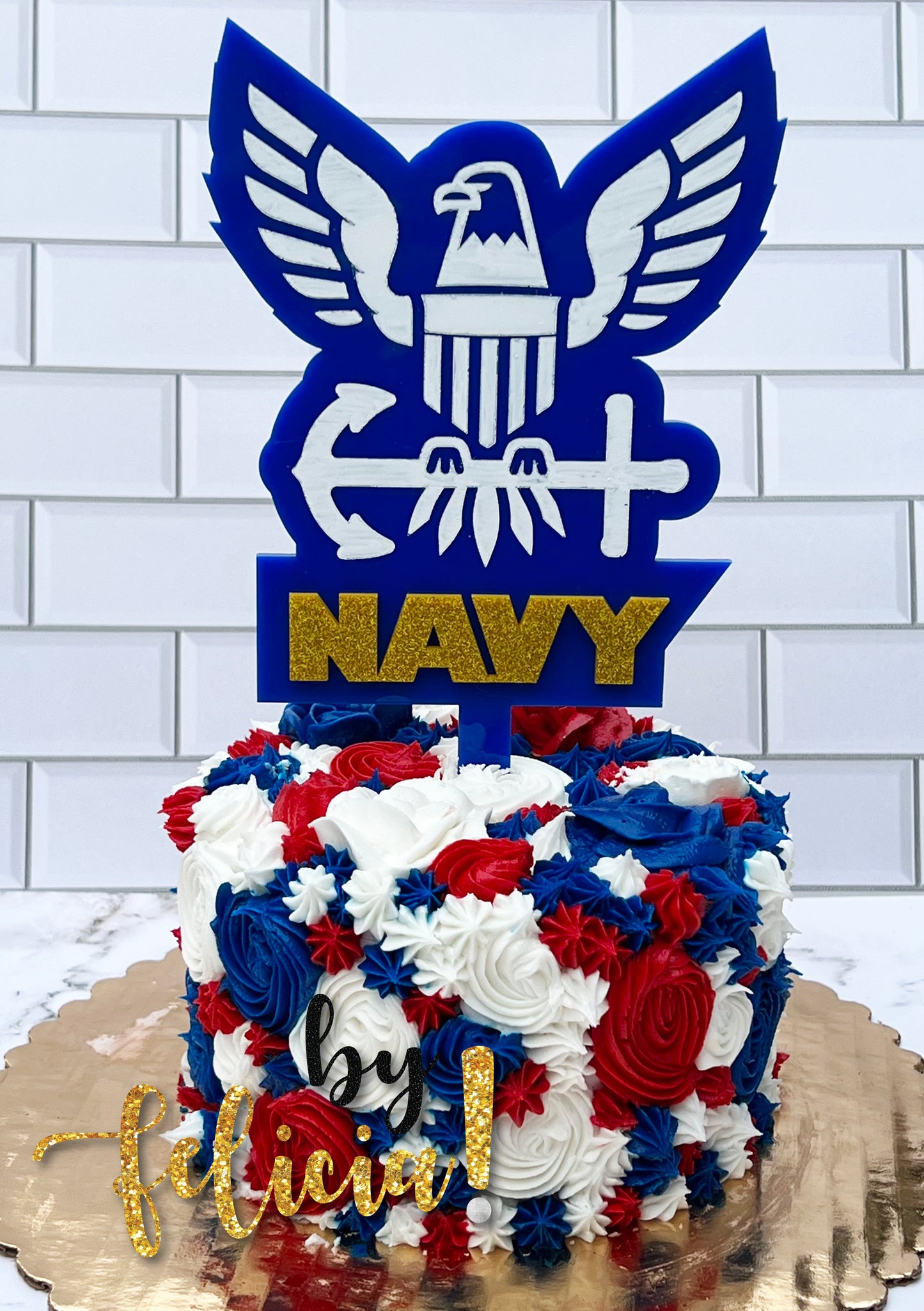 Navy cake topper, US Navy cake topper, Navy party supplies, Navy Party decorations, Navy party ideas, US Navy party decorations