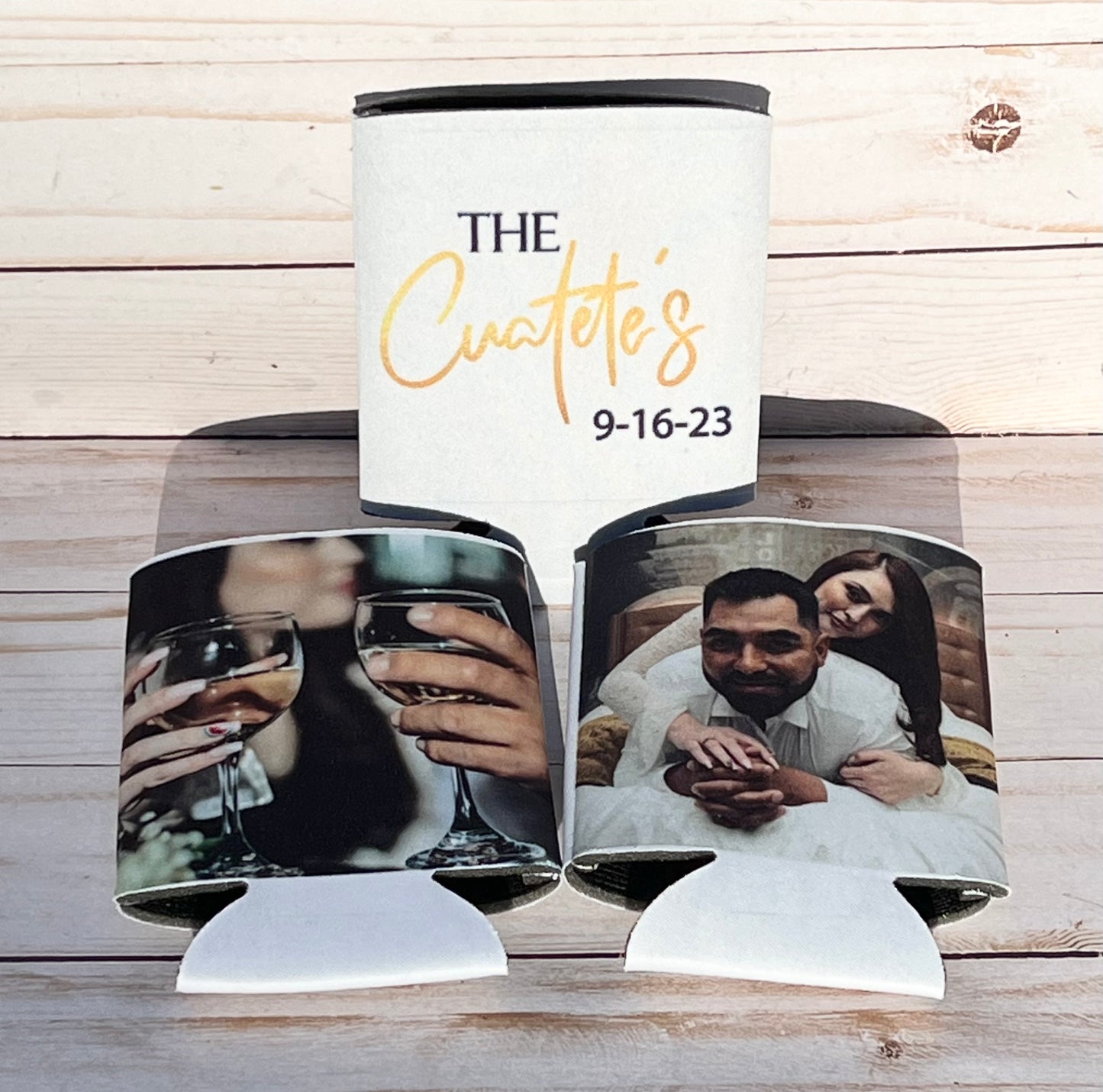 Wedding Koozies, Can Cooler Holder, Custom Koozie, Slim Can Koozie, Personalized Koozie, Seltzer Koozie