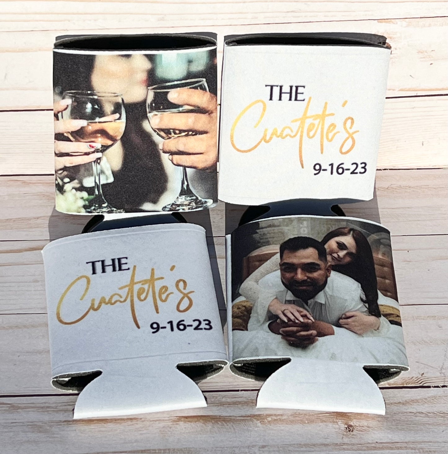 Wedding Koozies, Can Cooler Holder, Custom Koozie, Slim Can Koozie, Personalized Koozie, Seltzer Koozie