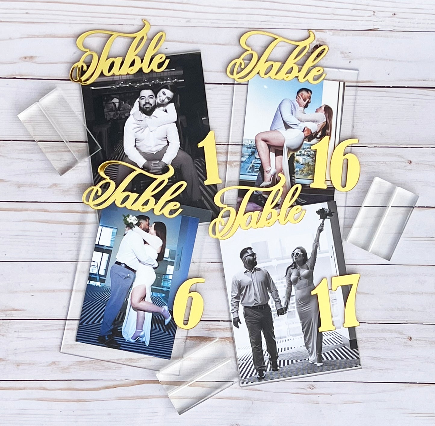 Wedding Table Numbers - One-of-a-Kind Table Numbers