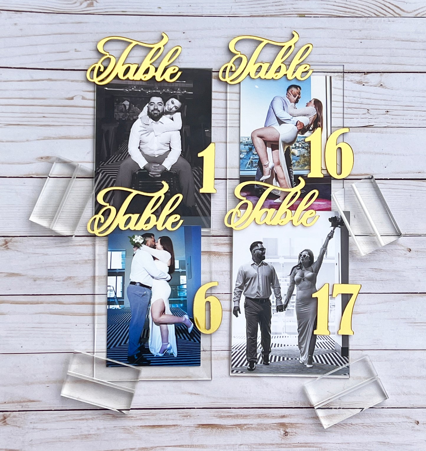 Wedding Table Numbers - One-of-a-Kind Table Numbers