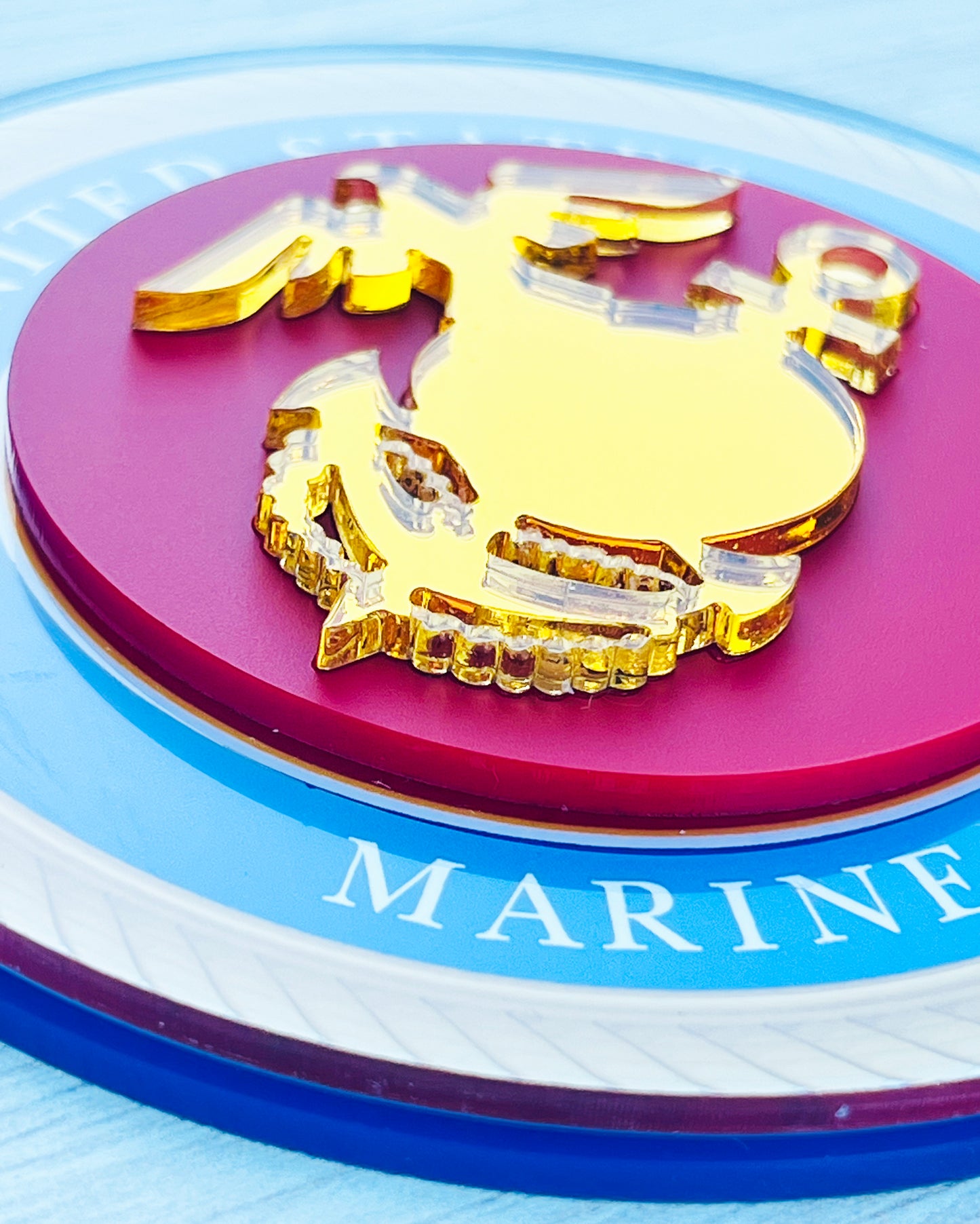 Marine Corps Cake Topper | Marine Corps cake ideas | USMC Cake Topper | Marine Corps Birthday cake | Marines Party Supplies | Marine Corps Ball cake | Hobbyist LICENSE #21175