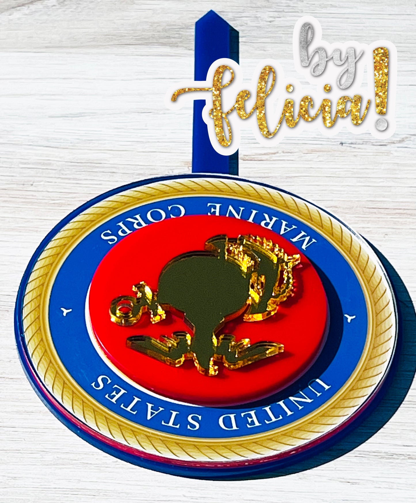 Marine Corps Cake Topper | Marine Corps cake ideas | USMC Cake Topper | Marine Corps Birthday cake | Marines Party Supplies | Marine Corps Ball cake | Hobbyist LICENSE #21175