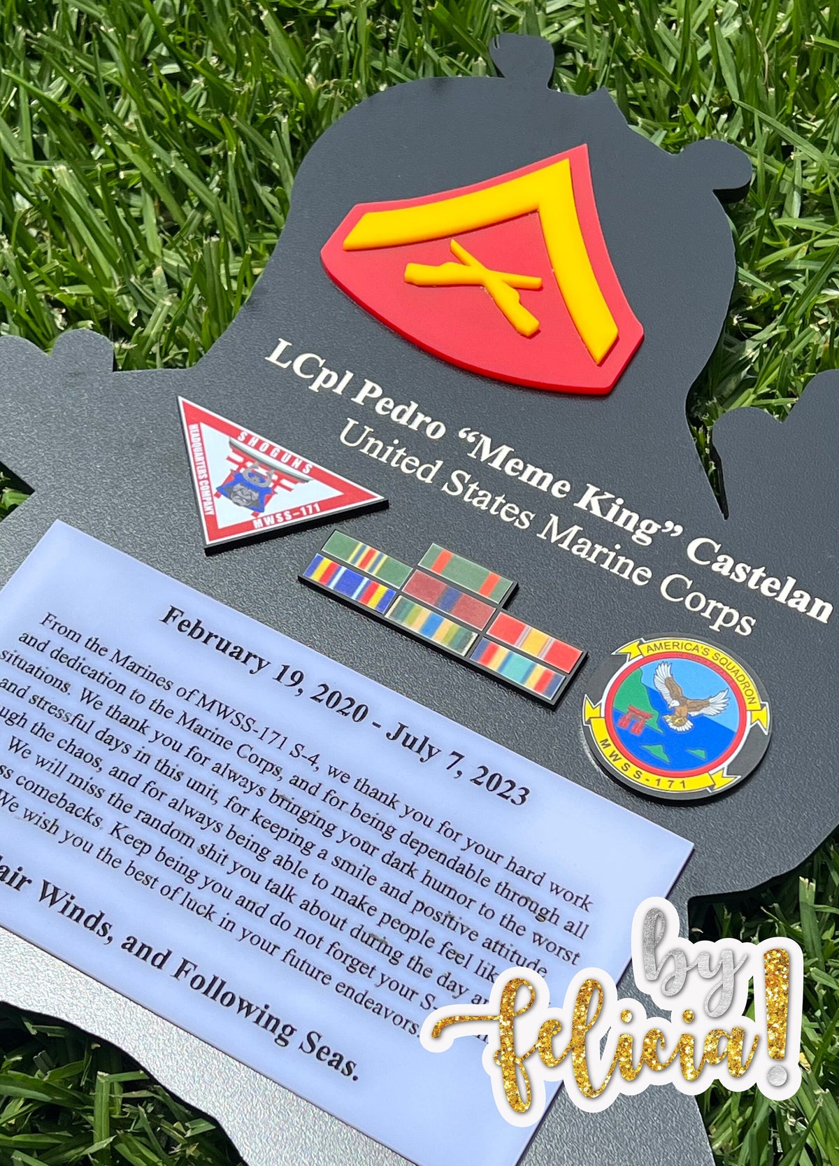 Marine corps plaques, Marine Corps retirement gift,  marine corps gift, USMC plaque, Marine retirement, Marine retired, USMC License #286-23