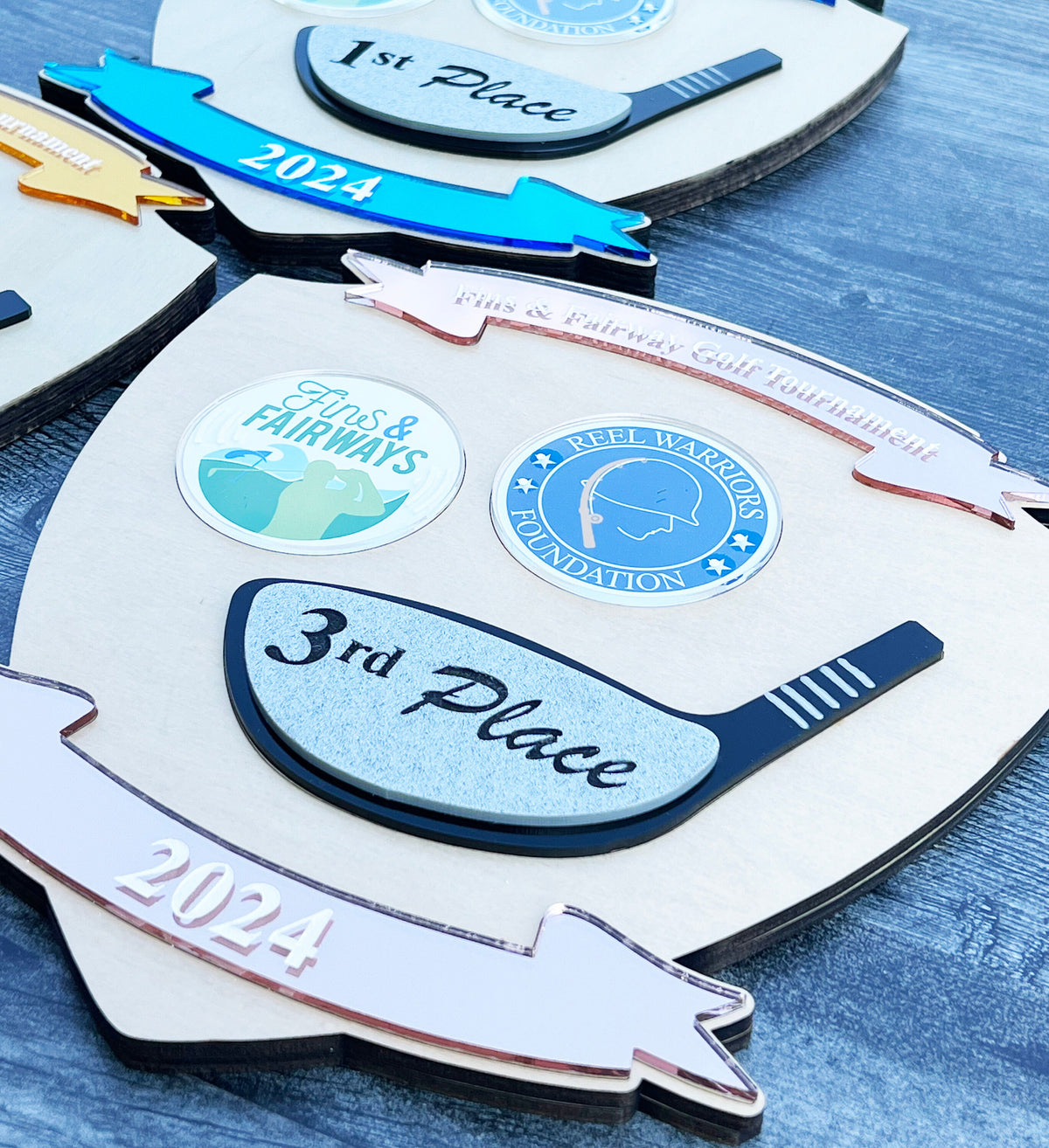 Golf tournament plaques, Golf tournament gift,  Golf Awards, Golf trophy, Winner trophy, Winner plaque, Golf sign, Military Plaques