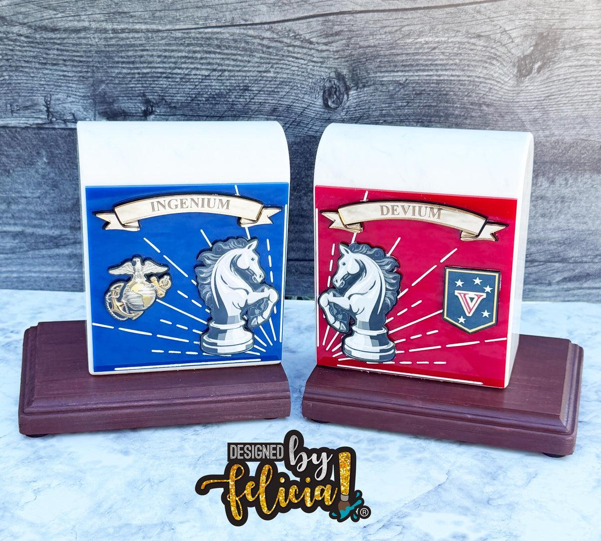 Marine corps plaques, Marine Corps retirement gift,  Marble bookends, USMC plaque, Marine retirement, Marine retired, USMC License #286-23