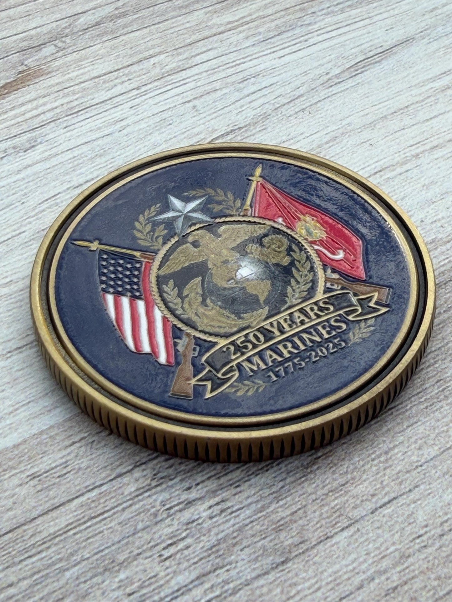 Marines 250th anniversary coin, 250th Marine Corps birthday gifts, 250 years Marine Corps