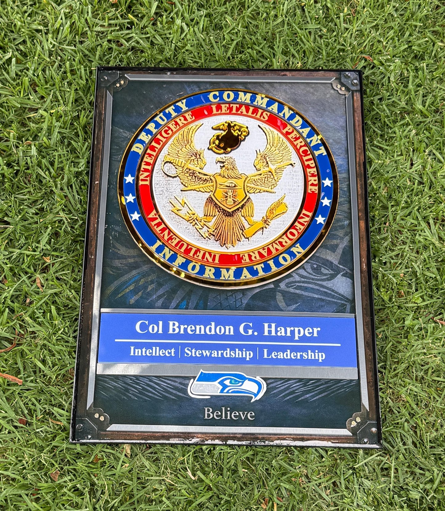 Marine corps plaques, Marine Corps retirement gift,  marine corps gift, USMC plaque, Marine retirement, Marine retired, USMC License #286-23