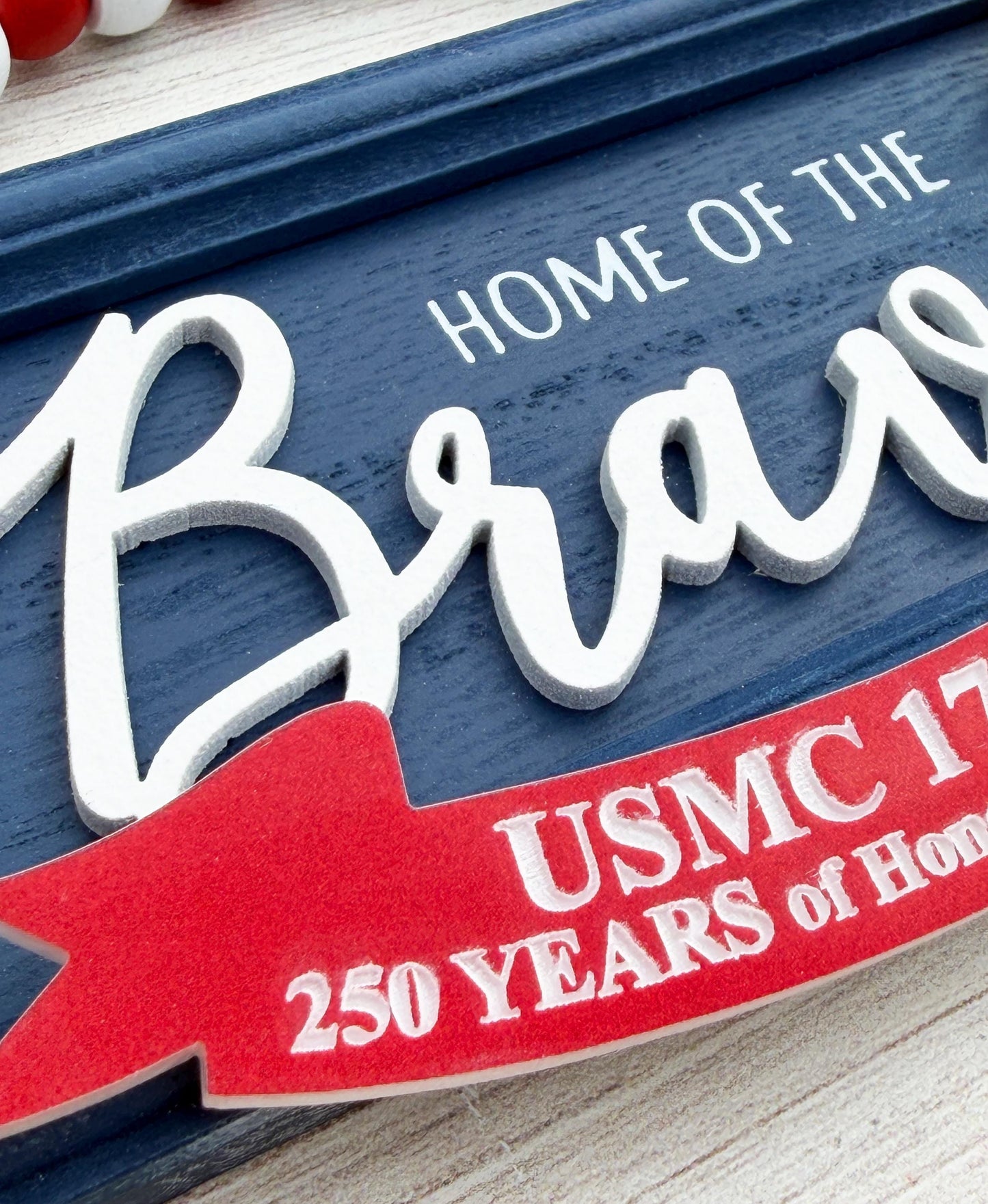 250th Marine Corps birthday | Marine Corps ornament | USMC Ornament | Marine Corps Gifts | USMC Gifts | Military Ornament | USMC Lic #286-23