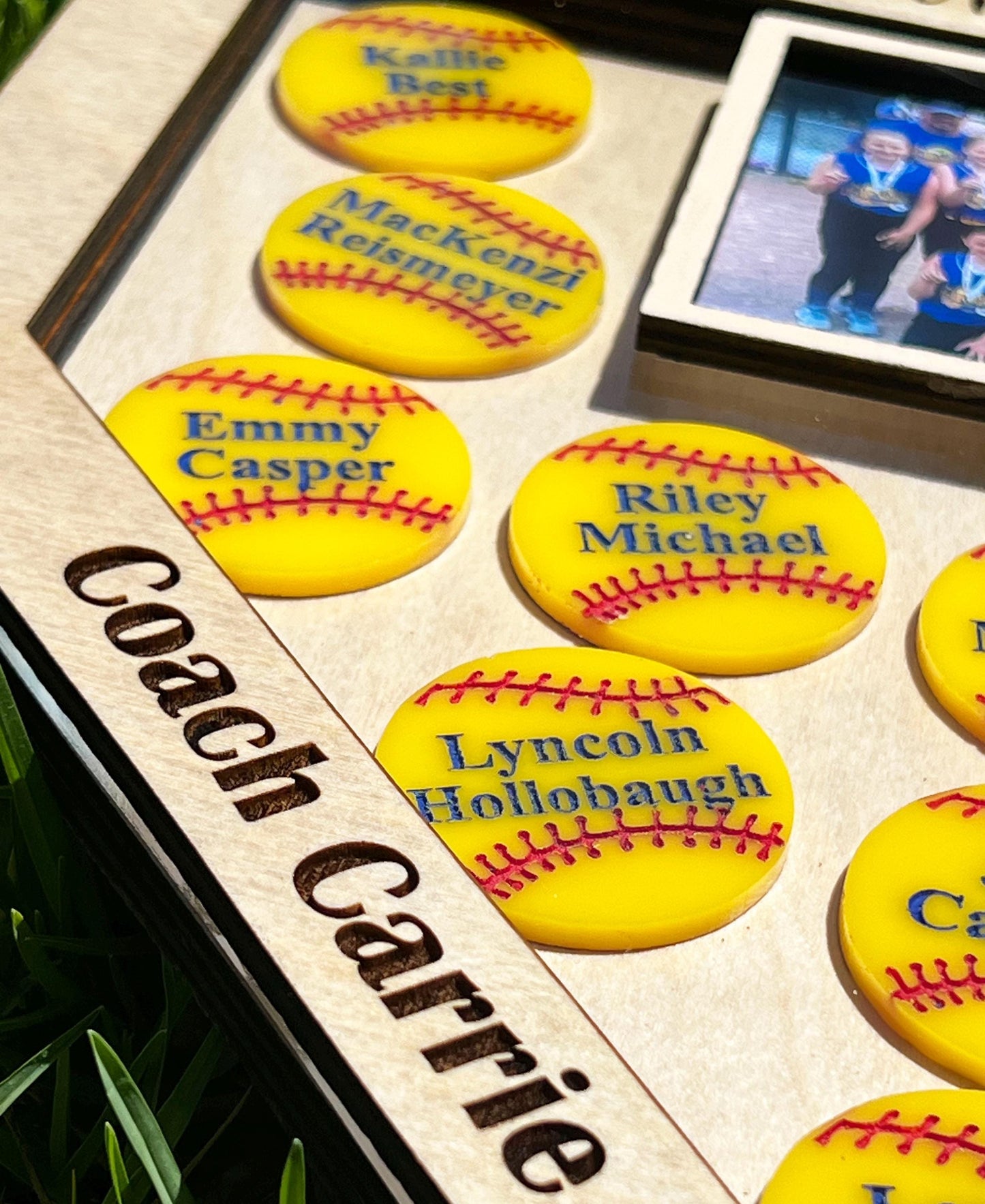 Softball Coach Gift, Baseball Coach Frame, Baseball Coach Gift Photo,  Coach Gifts Baseball, Baseball Gifts for Coach, Softball gifts coach
