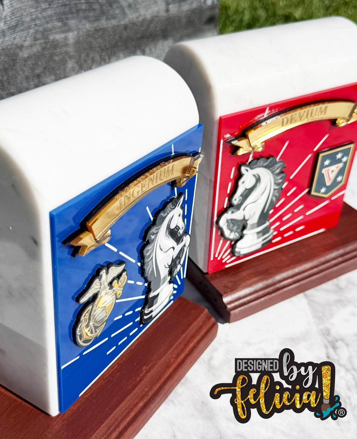 Marine corps plaques, Marine Corps retirement gift,  Marble bookends, USMC plaque, Marine retirement, Marine retired, USMC License #286-23