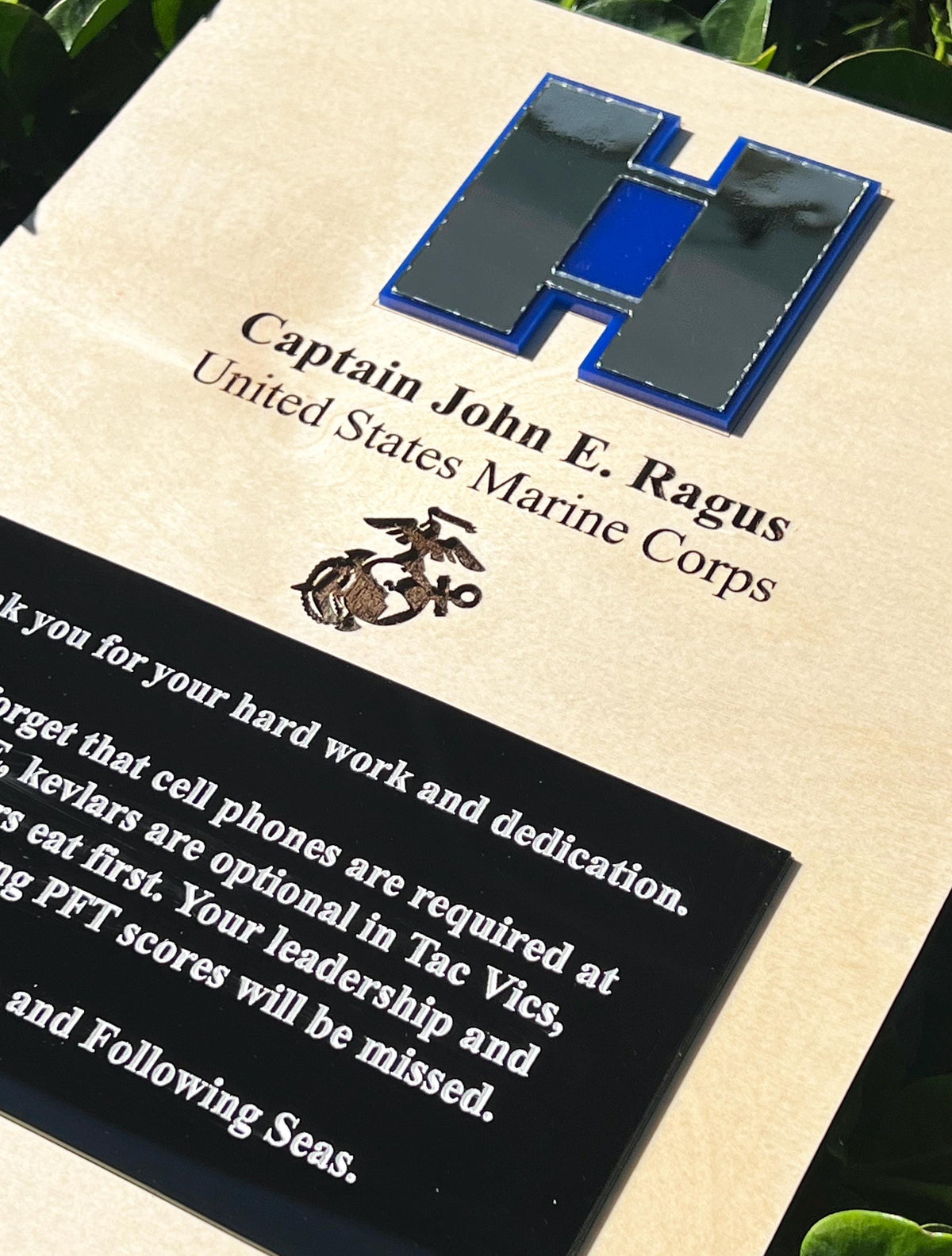 Marine corps plaques, Marine Corps retirement gift,  marine corps gift, USMC plaque, Marine retirement, Marine retired, USMC License #286-23