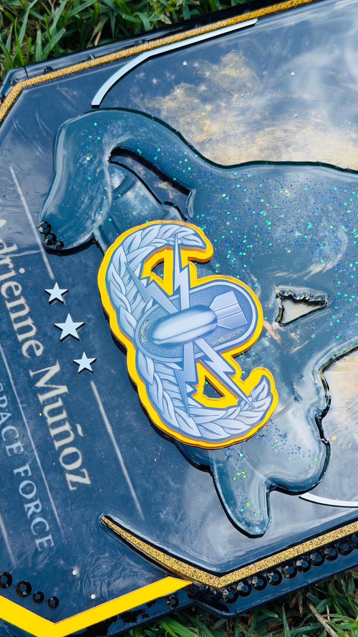 Space Force plaque, Space force going away plaque, Space Force retirement, space force gift retirement, Space force going away gifts,