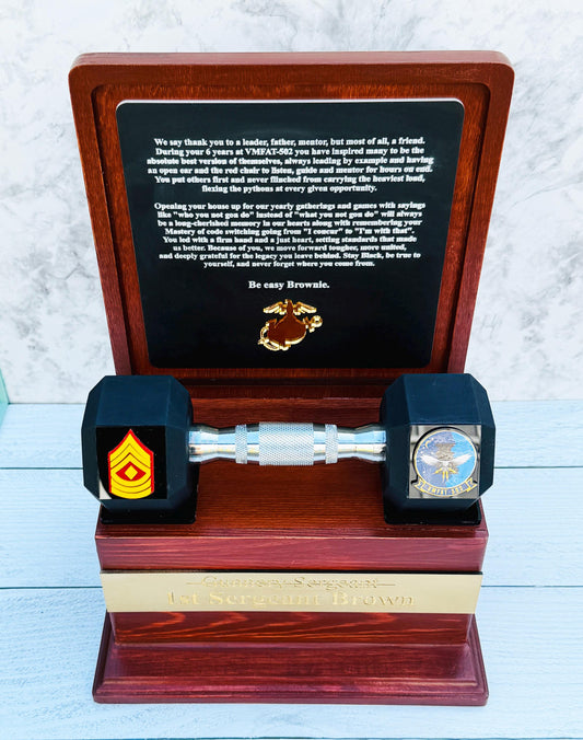 Marine corps plaques, Marine Corps retirement gift,  marine corps gift, USMC plaque, Marine retirement, Marine retired, USMC License #286-23