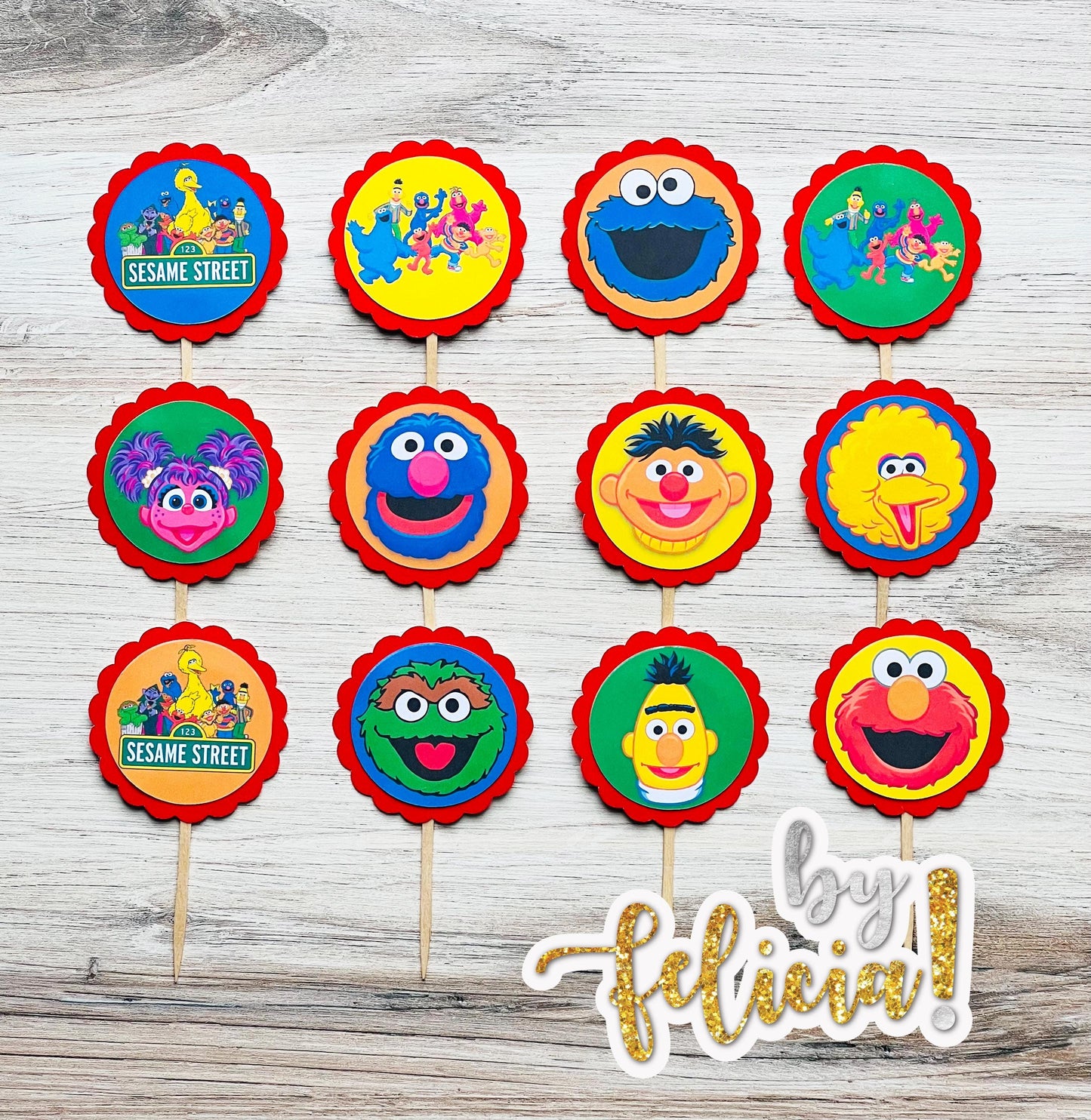 Elmo's World Party Favor Package: Custom Birthday Decor