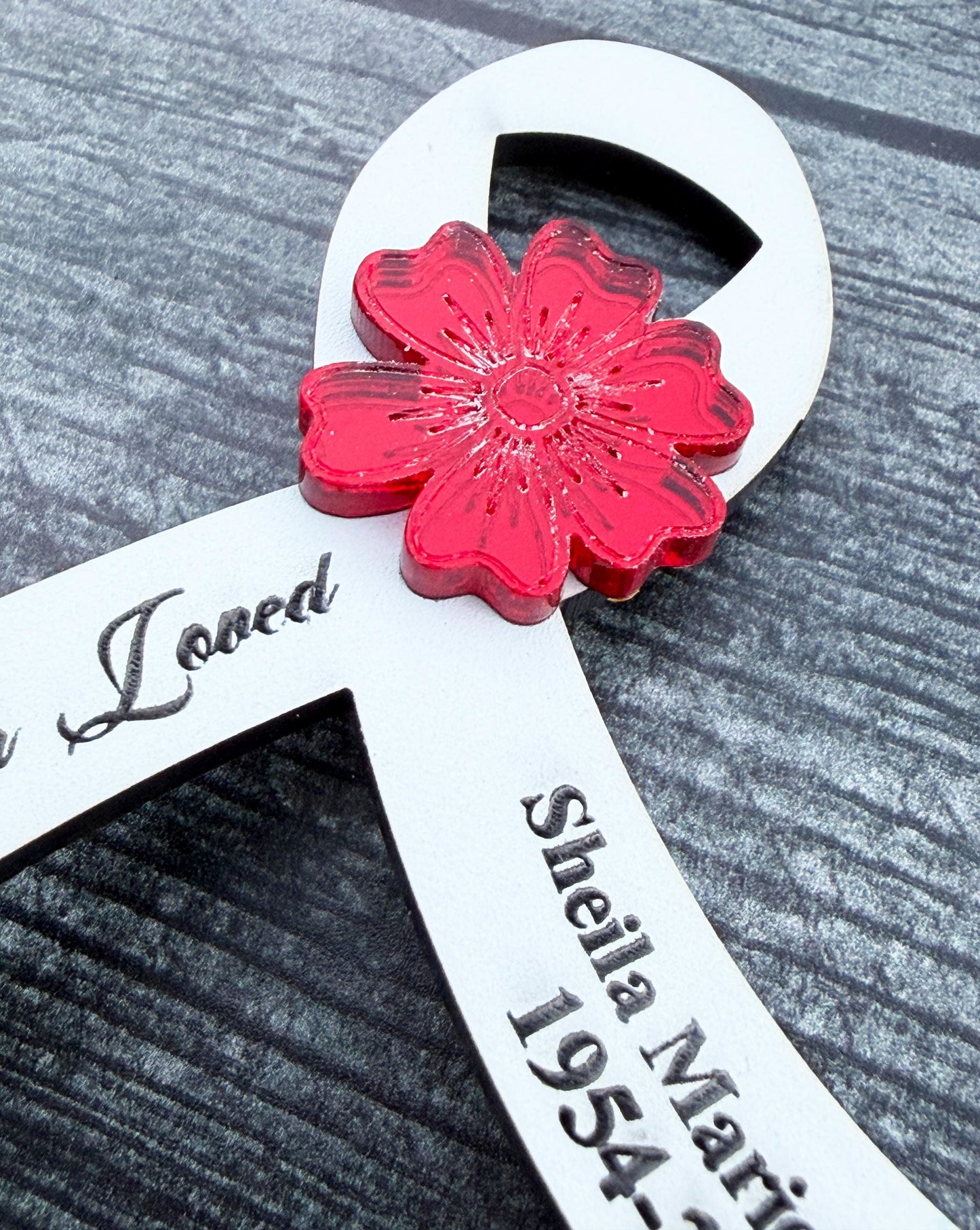 Funeral Ribbon pin, Funeral Favor, Funeral Memorial gift, Memorial ribbon for funerals, Funeral Momento, Custom funeral ribbon, Funeral gift