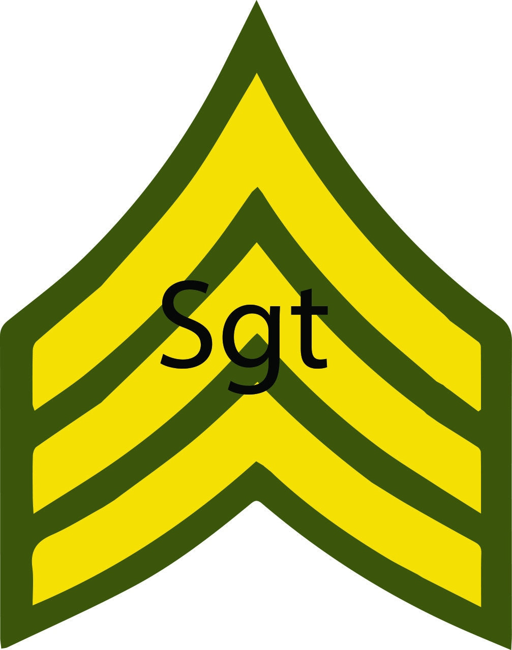Army Enlisted Rank Insignia SVG Bundle (Instant Download)