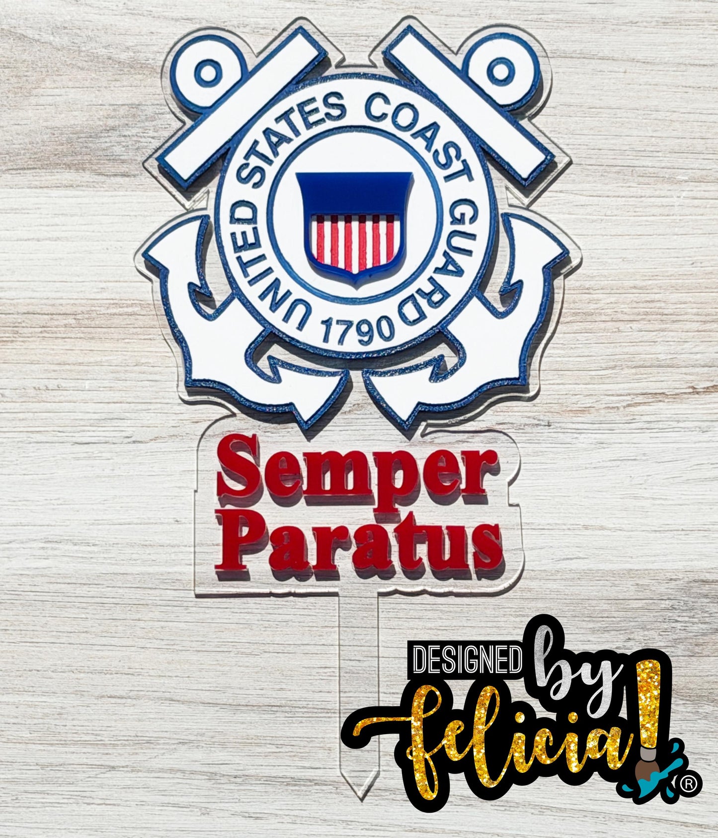 Coast Guard Cake Topper, Coast Guard party supplies, Coast guard theme party, Coast guard party favors, Coast Guard party ideas, Coast guard
