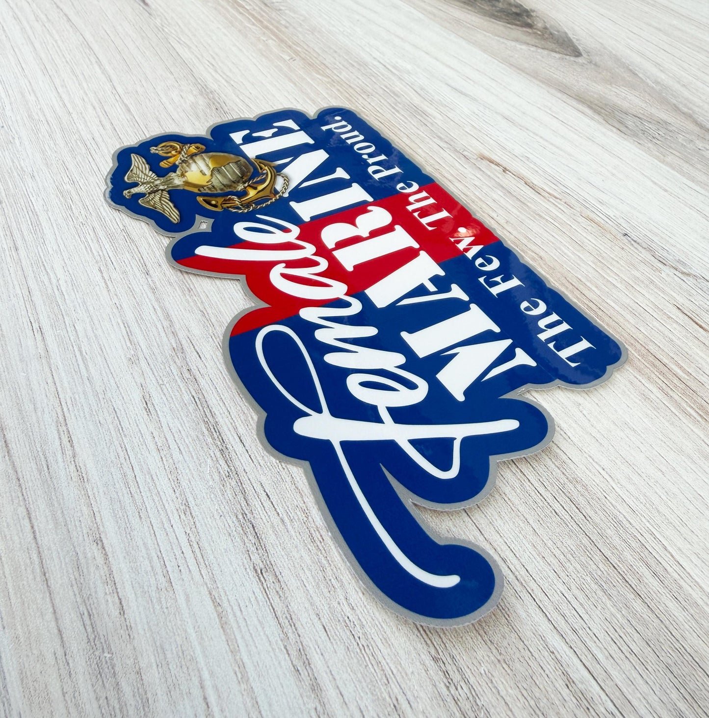 Female Marine Vinyl Sticker: USMC Veteran Decal