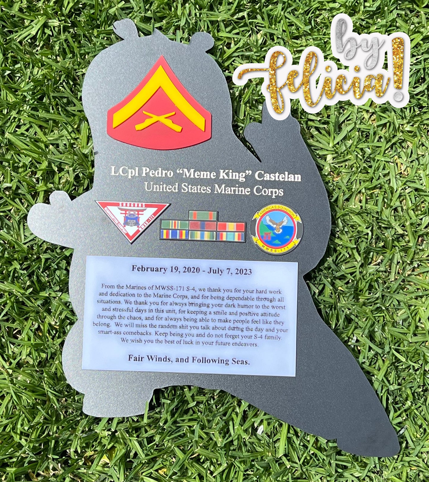 Marine corps plaques, Marine Corps retirement gift,  marine corps gift, USMC plaque, Marine retirement, Marine retired, USMC License #286-23