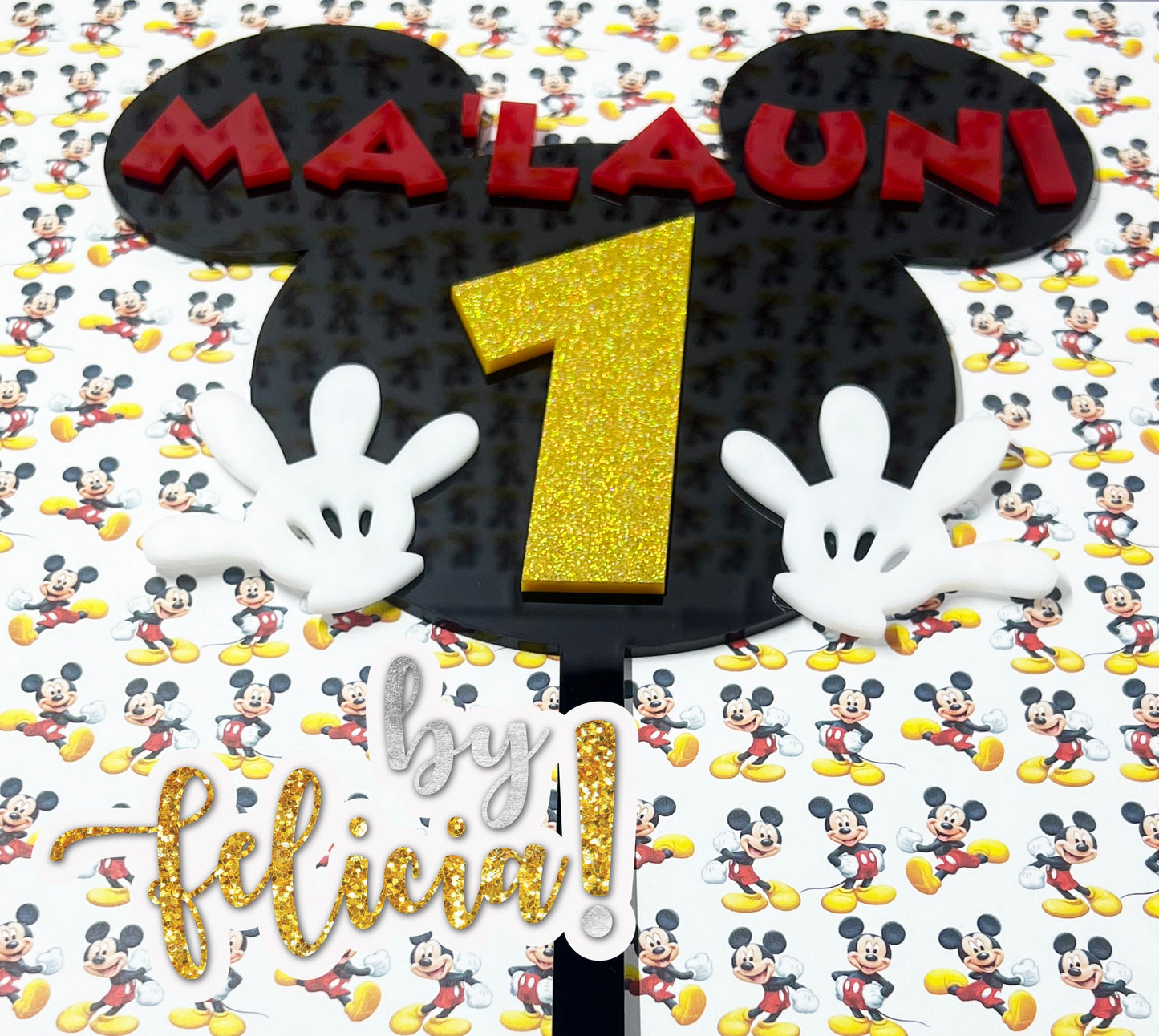 Acrylic cake topper, Custom cake topper, Wooden cake topper, Personalized cake topper, Layered cake topper acrylic, Birthday cake topper
