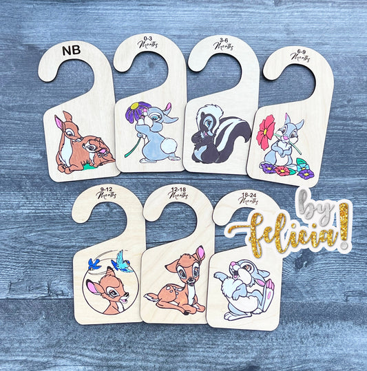 Newborn Baby Clothes Closet Dividers, Wooden Size Markers for Babies, Baby Gift, Organize Babies Closet New Mom Baby Shower Gift