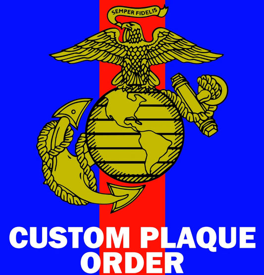 Custom Plaque Order